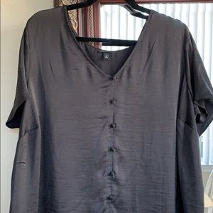 Black silk top